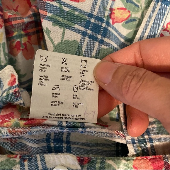 ESPRIT Kids Floral Plaid Midi Sun Dress Size Small - Picture 6 of 10